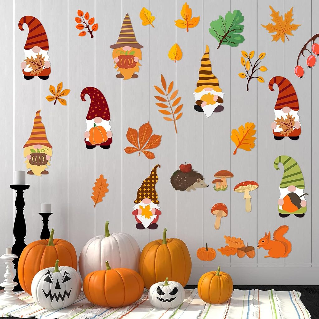 Thanksgiving Wall Decoration with Stickers
