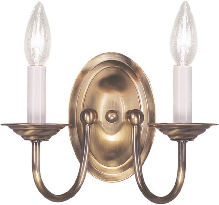 Livex Lighting Antique Brass Wall Sconce