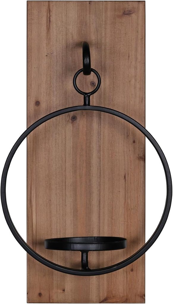 Stratton Home Wood and Metal Wall Decor