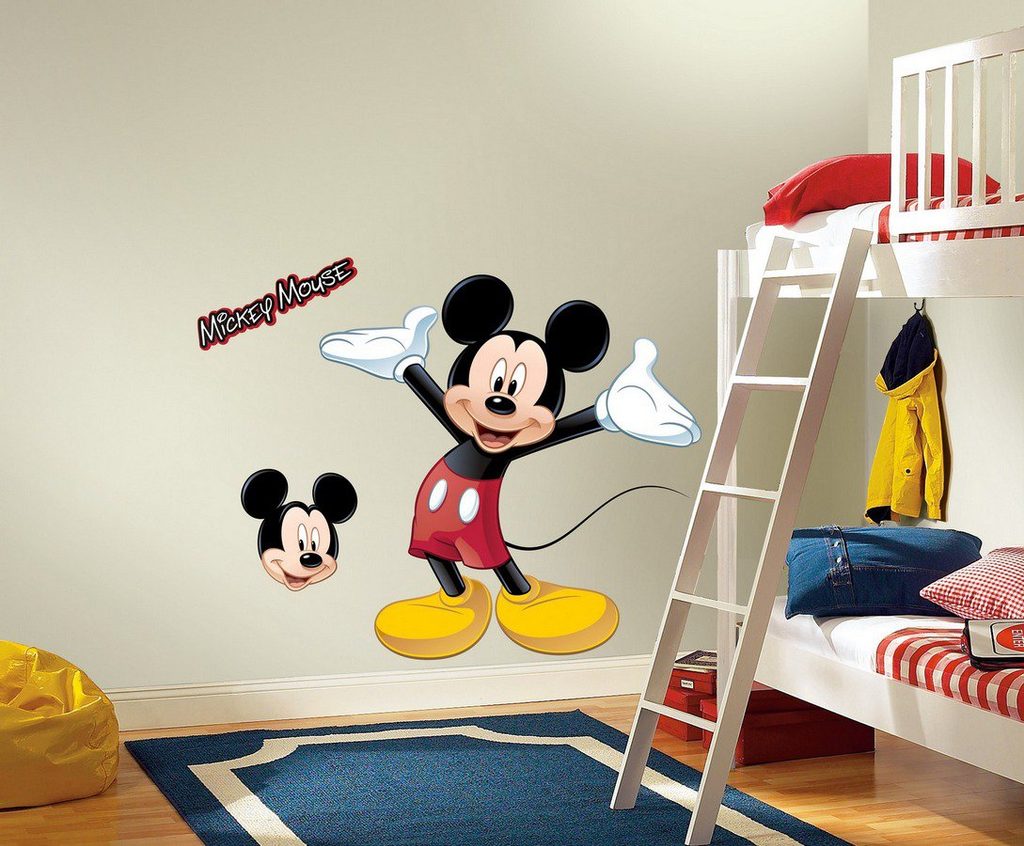 Mickey Mouse Wall Decor with Sticker