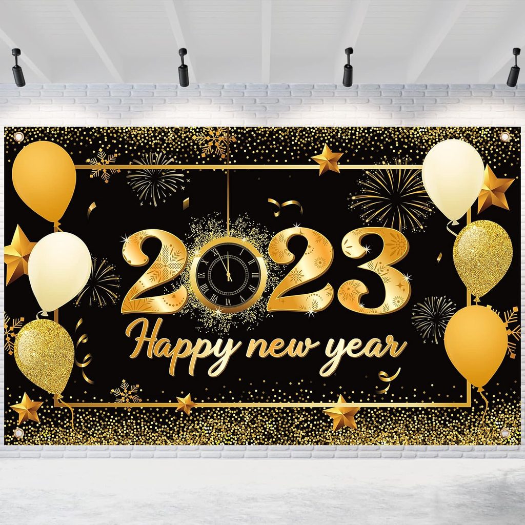 Happy New Year Wall Decoration Posters