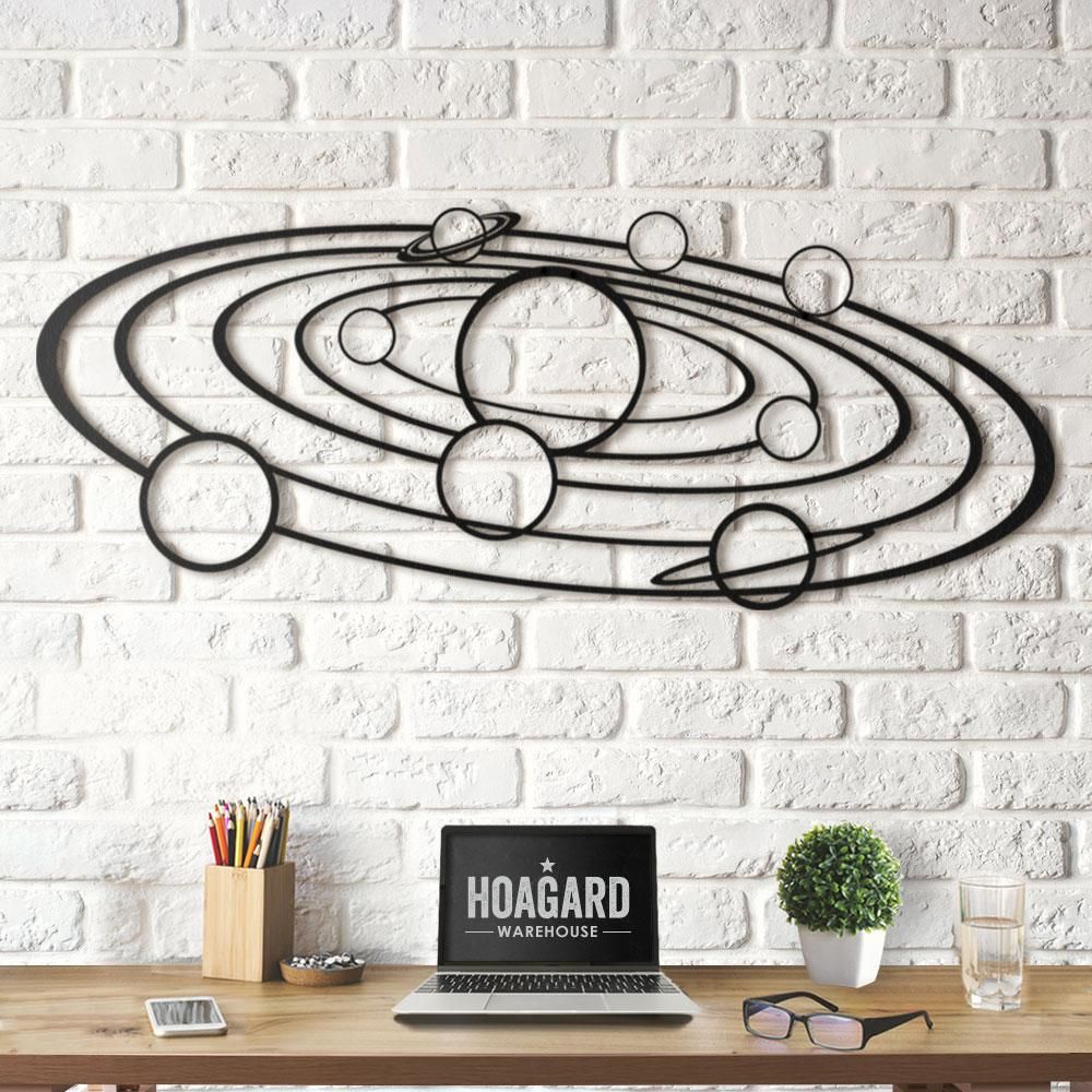 Orbital Metallic Wall Decor