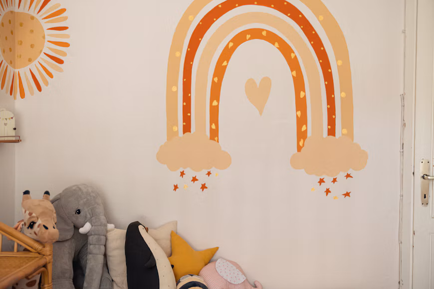 Rainbow Wall Decoration with Sticker