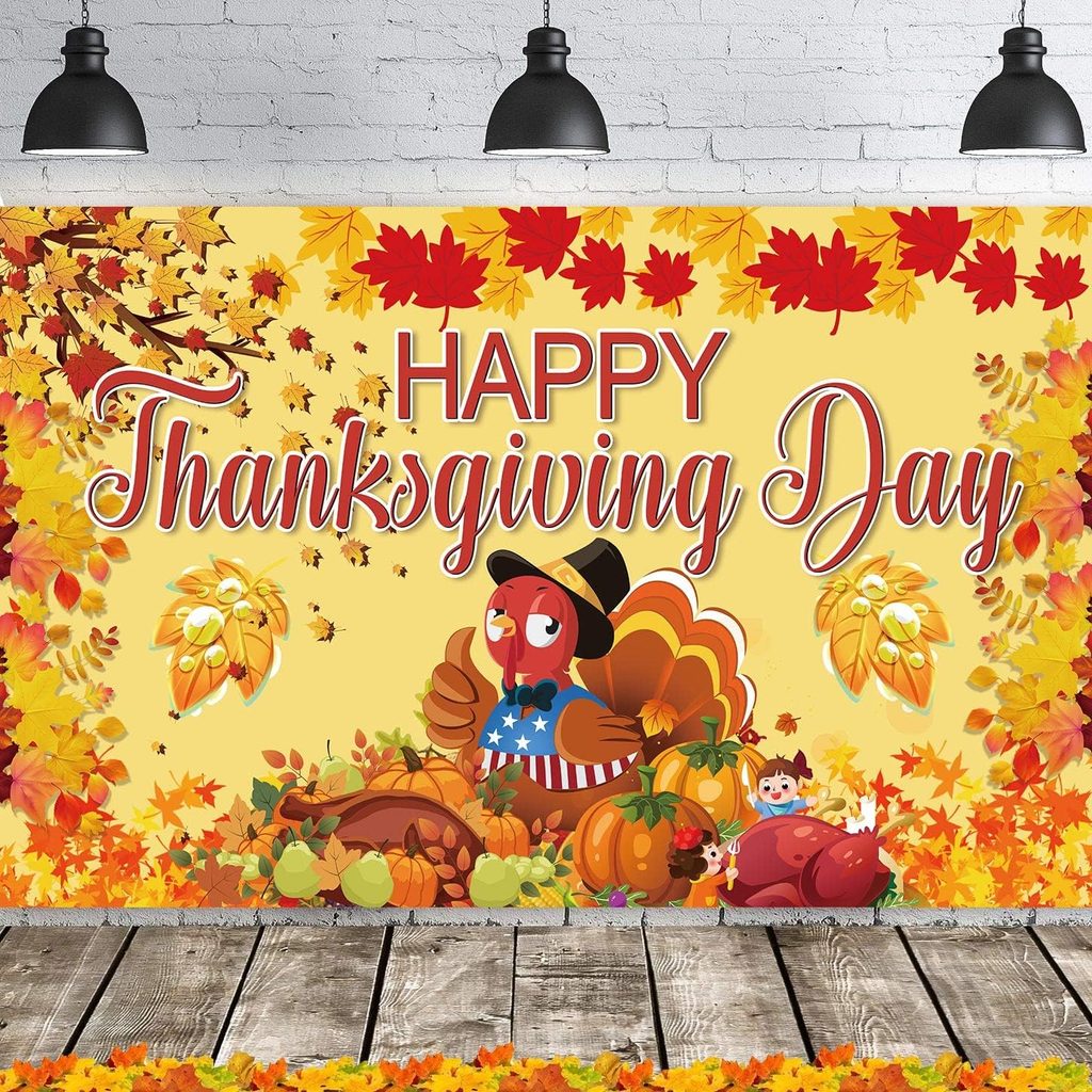 Extra Large Happy Thanksgiving Wall Hanging