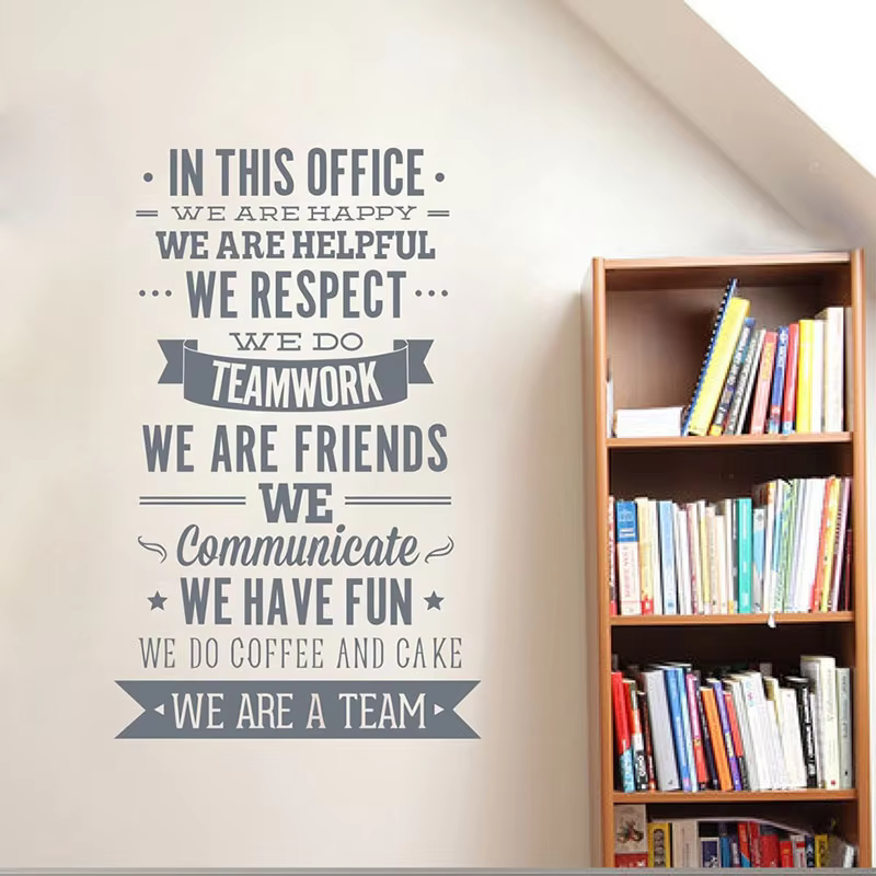 Office Wall Decor with Quotes