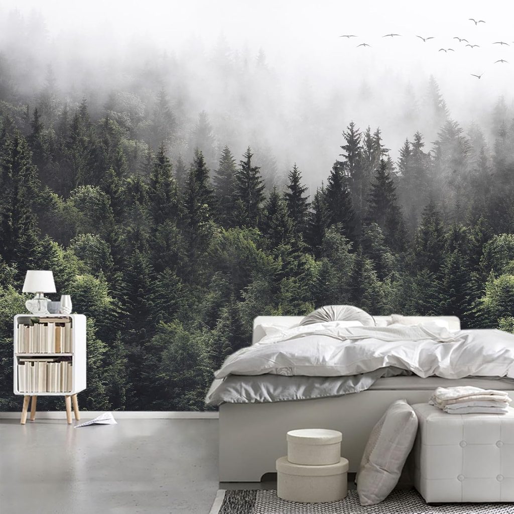 Custom Size Panoramic Forest Mural